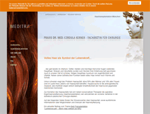 Tablet Screenshot of meditra.de
