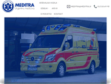 Tablet Screenshot of meditra.si